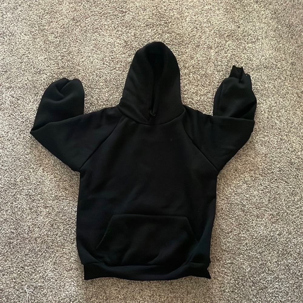 Black Fuzzy Sweatshirt